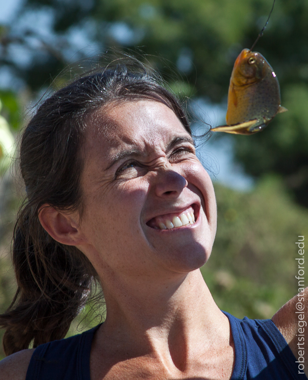 Emma and piranha